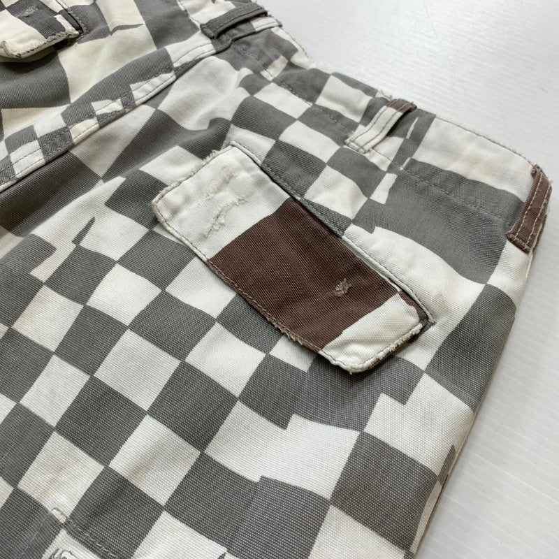 【現状渡し品】【メンズ】 ERL イーアールエル UNISEX PRINTED CARGO PANTS ERL08P005 プリント カーゴ パンツ ボトムス 152-260510-ko-27-tei サイズ：S カラー：ホワイト 万代Net店