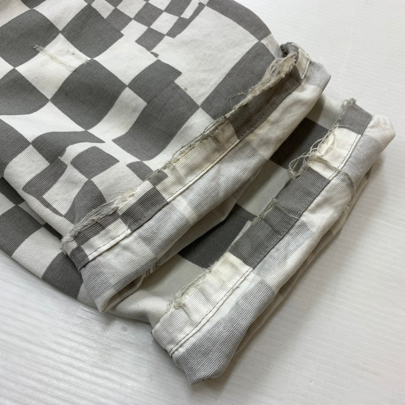 【現状渡し品】【メンズ】 ERL イーアールエル UNISEX PRINTED CARGO PANTS ERL08P005 プリント カーゴ パンツ ボトムス 152-260510-ko-27-tei サイズ：S カラー：ホワイト 万代Net店