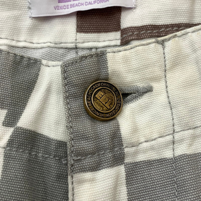 【現状渡し品】【メンズ】 ERL イーアールエル UNISEX PRINTED CARGO PANTS ERL08P005 プリント カーゴ パンツ ボトムス 152-260510-ko-27-tei サイズ：S カラー：ホワイト 万代Net店