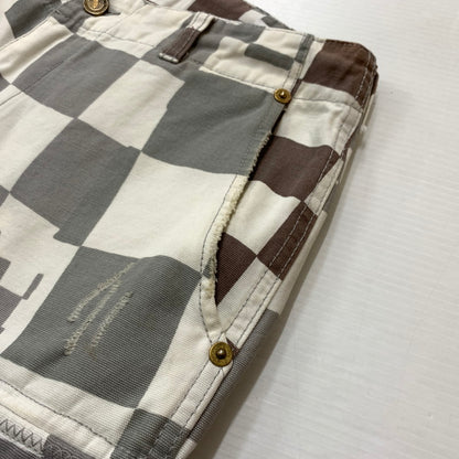 【現状渡し品】【メンズ】 ERL イーアールエル UNISEX PRINTED CARGO PANTS ERL08P005 プリント カーゴ パンツ ボトムス 152-260510-ko-27-tei サイズ：S カラー：ホワイト 万代Net店