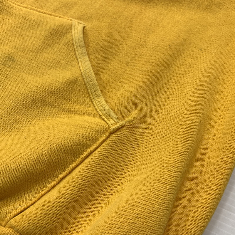 【現状渡し品】【メンズ】 RUSSELL ATHLETIC ラッセルアスレティック 70-80's GAISER LOGO HOODIE VINTAGE 70-80年代 ガイザー ロゴ パーカー トップス プルオーバーパーカー ヴィンテージ 145-260510-ko-09-tei サイズ：M カラー：イエロー 万代Net店