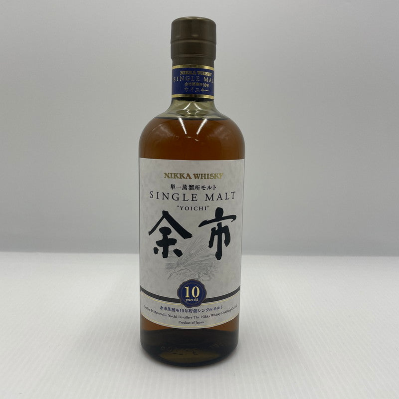 【北海道内のみ発送】【中古美品】 未開栓 NIKKA ニッカ 余市10年 シングルモルト 700ml 45% ウイスキー 日本 ジャパニーズウイスキー ※箱無し 214-260710-nm-01-teih 万代Net店