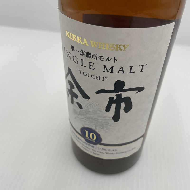 【北海道内のみ発送】【中古美品】 未開栓 NIKKA ニッカ 余市10年 シングルモルト 700ml 45% ウイスキー 日本 ジャパニーズウイスキー ※箱無し 214-260710-nm-01-teih 万代Net店
