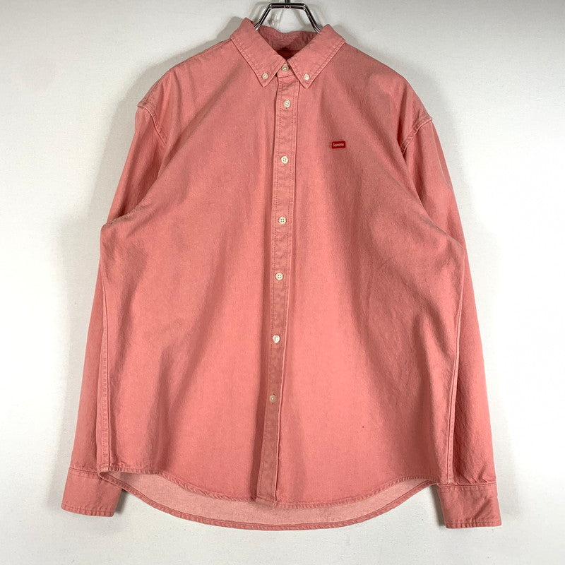 【中古品】【メンズ】 SUPREME シュプリーム SMALL BOX DENIM SHIRT スモール ボックス デニム シャツ トップス 長袖 149-260513-ko-03-fuzh サイズ：S カラー：ピンク 万代Net店