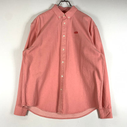 【中古品】【メンズ】 SUPREME シュプリーム SMALL BOX DENIM SHIRT スモール ボックス デニム シャツ トップス 長袖 149-260513-ko-03-fuzh サイズ：S カラー：ピンク 万代Net店