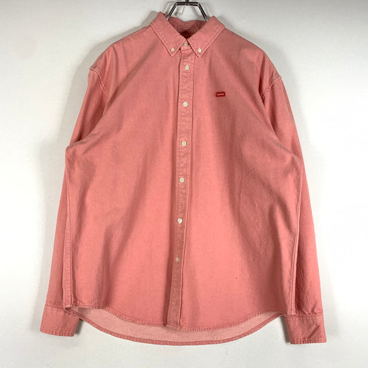 【中古品】【メンズ】 SUPREME シュプリーム SMALL BOX DENIM SHIRT スモール ボックス デニム シャツ トップス 長袖 149-260513-ko-03-fuzh サイズ：S カラー：ピンク 万代Net店
