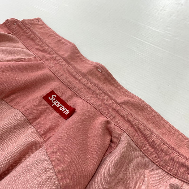 【中古品】【メンズ】 SUPREME シュプリーム SMALL BOX DENIM SHIRT スモール ボックス デニム シャツ トップス 長袖 149-260513-ko-03-fuzh サイズ：S カラー：ピンク 万代Net店