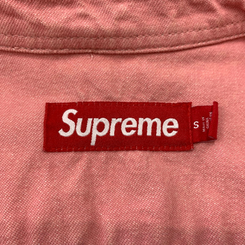 【中古品】【メンズ】 SUPREME シュプリーム SMALL BOX DENIM SHIRT スモール ボックス デニム シャツ トップス 長袖 149-260513-ko-03-fuzh サイズ：S カラー：ピンク 万代Net店
