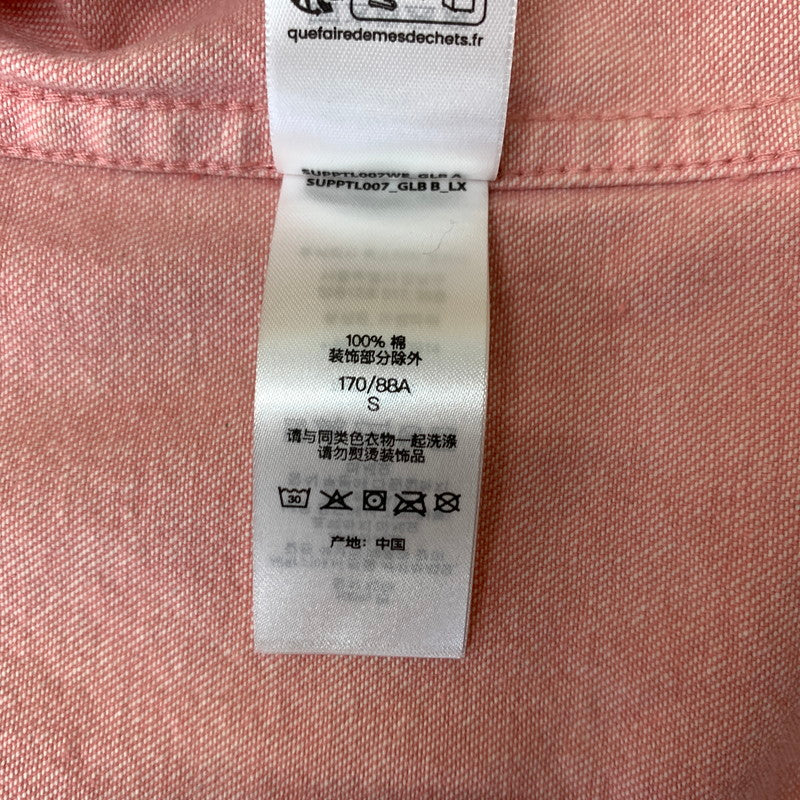 【中古品】【メンズ】 SUPREME シュプリーム SMALL BOX DENIM SHIRT スモール ボックス デニム シャツ トップス 長袖 149-260513-ko-03-fuzh サイズ：S カラー：ピンク 万代Net店