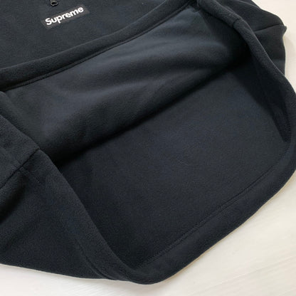 【中古品】【メンズ】 SUPREME シュプリーム POLARTEC FACE MASK HALF ZIP HOODED SWEATSHIRT ポーラテック フェイスマスク ハーフジップ フーディ スウェットシャツ トップス プルオーバー 149-260513-ko-07-tei サイズ：L カラー：ブラック 万代Net店