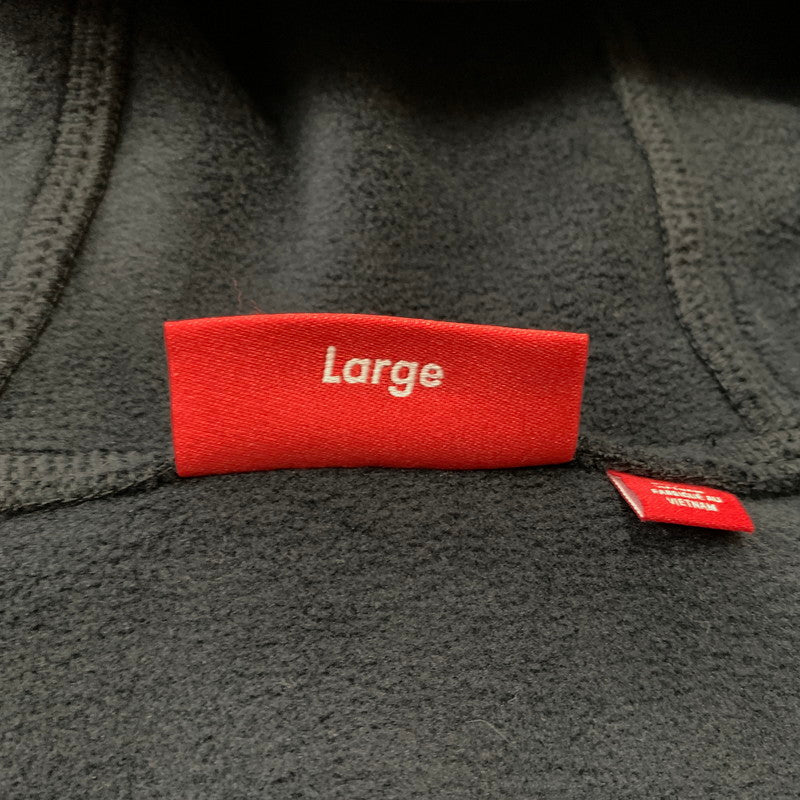 【中古品】【メンズ】 SUPREME シュプリーム POLARTEC FACE MASK HALF ZIP HOODED SWEATSHIRT ポーラテック フェイスマスク ハーフジップ フーディ スウェットシャツ トップス プルオーバー 149-260513-ko-07-tei サイズ：L カラー：ブラック 万代Net店