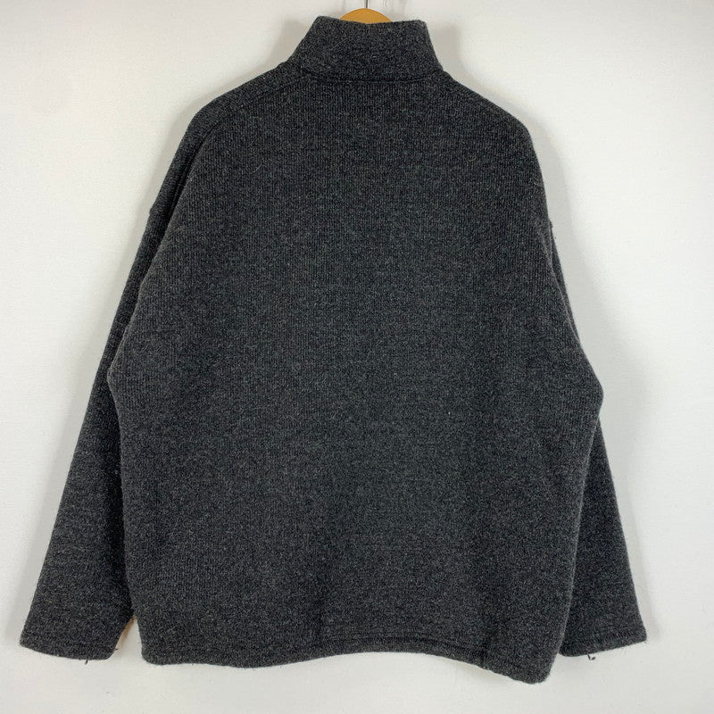 【中古品】【メンズ】 JACKMAN ジャックマン WOOL HIMO POLO JM7382 ウール ヒモ ポロ ニット トップス ハーフボタン 145-260510-ko-16-tei サイズ：L カラー：ブラック系 万代Net店