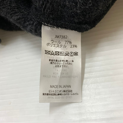 【中古品】【メンズ】 JACKMAN ジャックマン WOOL HIMO POLO JM7382 ウール ヒモ ポロ ニット トップス ハーフボタン 145-260510-ko-16-tei サイズ：L カラー：ブラック系 万代Net店