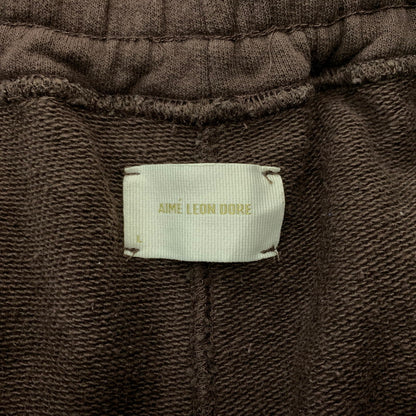 【中古品】【メンズ】 AIME LEON DORE エメ レオン ドレ SWEAT PANT スウェット パンツ ボトムス コットンパンツ 153-260510-ko-32-tei サイズ：L カラー：ブラウン 万代Net店