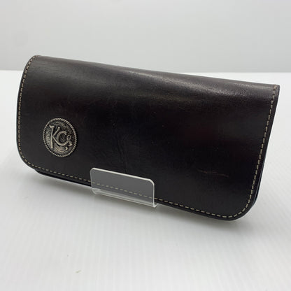 【中古品】【メンズ】 KC,s ケイシイズ LONG LEATHER WALLET ロング レザー ウォレット 長財布 二つ折り 201-260712-ko-01-tei カラー：ブラウン系 万代Net店