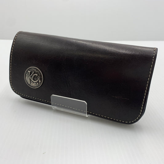 【中古品】【メンズ】 KC,s ケイシイズ LONG LEATHER WALLET ロング レザー ウォレット 長財布 二つ折り 201-260712-ko-01-tei カラー：ブラウン系 万代Net店