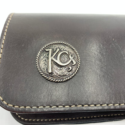 【中古品】【メンズ】 KC,s ケイシイズ LONG LEATHER WALLET ロング レザー ウォレット 長財布 二つ折り 201-260712-ko-01-tei カラー：ブラウン系 万代Net店