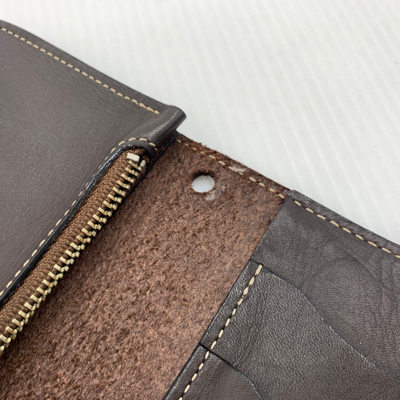 【中古品】【メンズ】 KC,s ケイシイズ LONG LEATHER WALLET ロング レザー ウォレット 長財布 二つ折り 201-260712-ko-01-tei カラー：ブラウン系 万代Net店