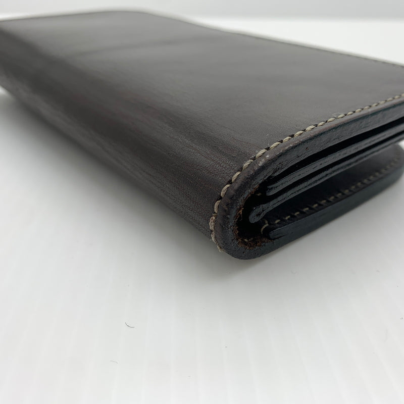 【中古品】【メンズ】 KC,s ケイシイズ LONG LEATHER WALLET ロング レザー ウォレット 長財布 二つ折り 201-260712-ko-01-tei カラー：ブラウン系 万代Net店