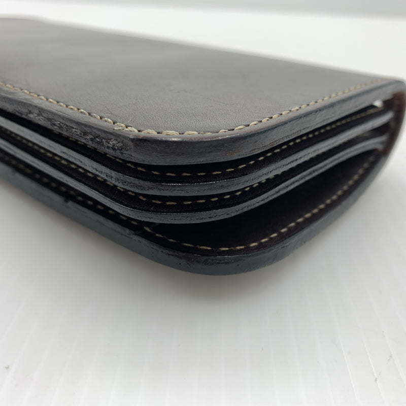 【中古品】【メンズ】 KC,s ケイシイズ LONG LEATHER WALLET ロング レザー ウォレット 長財布 二つ折り 201-260712-ko-01-tei カラー：ブラウン系 万代Net店