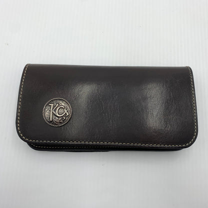 【中古品】【メンズ】 KC,s ケイシイズ LONG LEATHER WALLET ロング レザー ウォレット 長財布 二つ折り 201-260712-ko-01-tei カラー：ブラウン系 万代Net店
