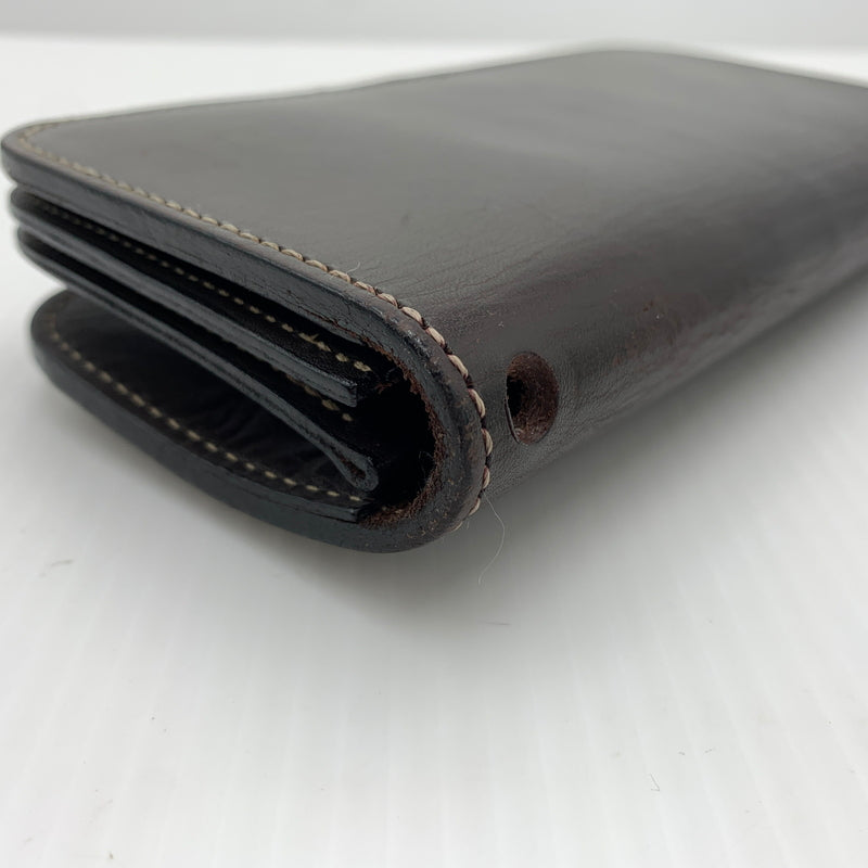 【中古品】【メンズ】 KC,s ケイシイズ LONG LEATHER WALLET ロング レザー ウォレット 長財布 二つ折り 201-260712-ko-01-tei カラー：ブラウン系 万代Net店