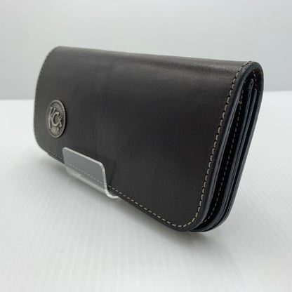 【中古品】【メンズ】 KC,s ケイシイズ LONG LEATHER WALLET ロング レザー ウォレット 長財布 二つ折り 201-260712-ko-01-tei カラー：ブラウン系 万代Net店