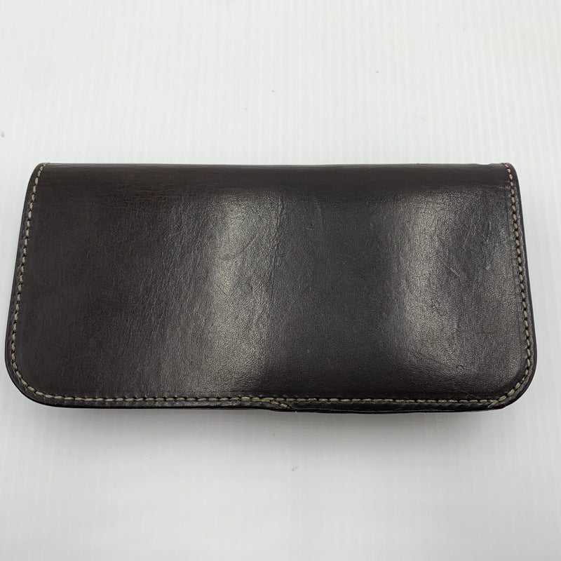 【中古品】【メンズ】 KC,s ケイシイズ LONG LEATHER WALLET ロング レザー ウォレット 長財布 二つ折り 201-260712-ko-01-tei カラー：ブラウン系 万代Net店