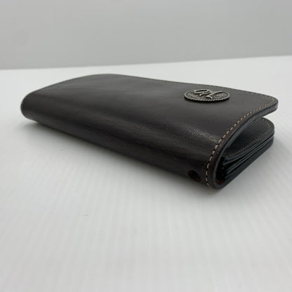 【中古品】【メンズ】 KC,s ケイシイズ LONG LEATHER WALLET ロング レザー ウォレット 長財布 二つ折り 201-260712-ko-01-tei カラー：ブラウン系 万代Net店