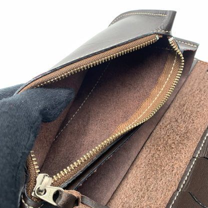 【中古品】【メンズ】 KC,s ケイシイズ LONG LEATHER WALLET ロング レザー ウォレット 長財布 二つ折り 201-260712-ko-01-tei カラー：ブラウン系 万代Net店