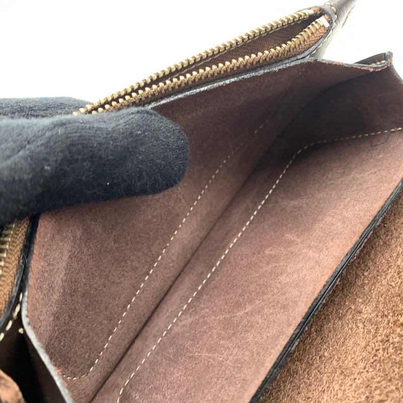 【中古品】【メンズ】 KC,s ケイシイズ LONG LEATHER WALLET ロング レザー ウォレット 長財布 二つ折り 201-260712-ko-01-tei カラー：ブラウン系 万代Net店