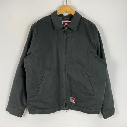 【中古品】【メンズ】 BENDAVIS ベンデイビス FULL ZIP WORK JACKET T-26380002 フルジップ ワークジャケット アウター ダブルジップ 中綿 142-260510-ko-15-tei サイズ：XL カラー：グレー 万代Net店
