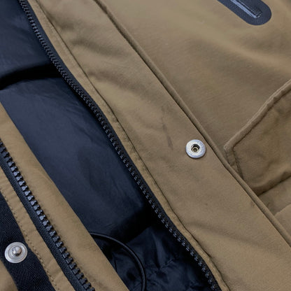 【中古品】【メンズ】 SCHOTT ショット SNOWKEL DOWNJACKET 3152034 スノーケル ダウンジャケット アウター ダウンパーカー 145-260510-ko-24-tei サイズ：XL カラー：ブラウン 万代Net店