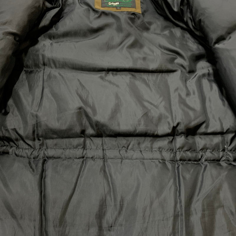【中古品】【メンズ】 SCHOTT ショット SNOWKEL DOWNJACKET 3152034 スノーケル ダウンジャケット アウター ダウンパーカー 145-260510-ko-24-tei サイズ：XL カラー：ブラウン 万代Net店