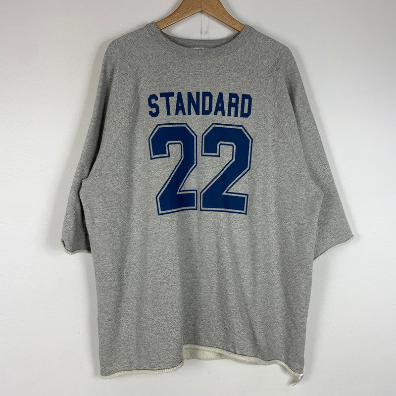 【中古品】【メンズ】 STANDARD CALIFORNIA スタンダードカリフォルニアUS COTTON BASEBALL LOGO SWEAT コットン ベースボール ロゴ スウェット トップス トレーナー 145-260510-ko-20-tei サイズ：XL カラー：グレー 万代Net店
