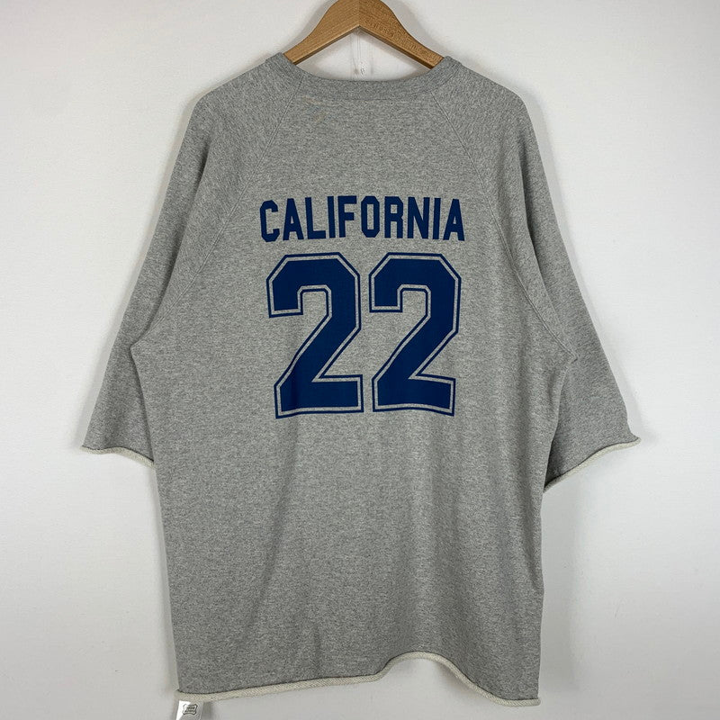 【中古品】【メンズ】 STANDARD CALIFORNIA スタンダードカリフォルニアUS COTTON BASEBALL LOGO SWEAT コットン ベースボール ロゴ スウェット トップス トレーナー 145-260510-ko-20-tei サイズ：XL カラー：グレー 万代Net店