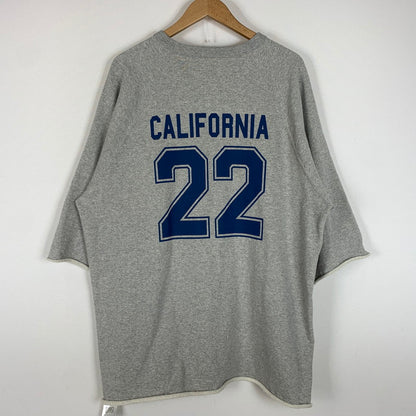 【中古品】【メンズ】 STANDARD CALIFORNIA スタンダードカリフォルニアUS COTTON BASEBALL LOGO SWEAT コットン ベースボール ロゴ スウェット トップス トレーナー 145-260510-ko-20-tei サイズ：XL カラー：グレー 万代Net店