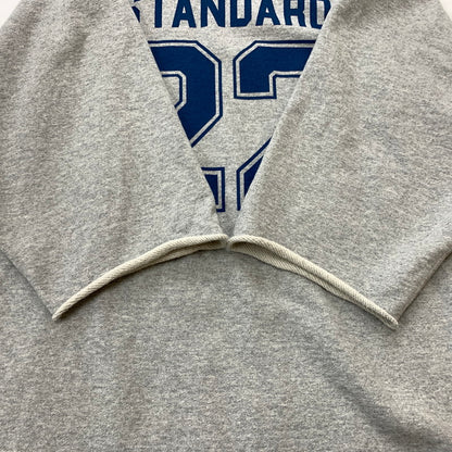 【中古品】【メンズ】 STANDARD CALIFORNIA スタンダードカリフォルニアUS COTTON BASEBALL LOGO SWEAT コットン ベースボール ロゴ スウェット トップス トレーナー 145-260510-ko-20-tei サイズ：XL カラー：グレー 万代Net店