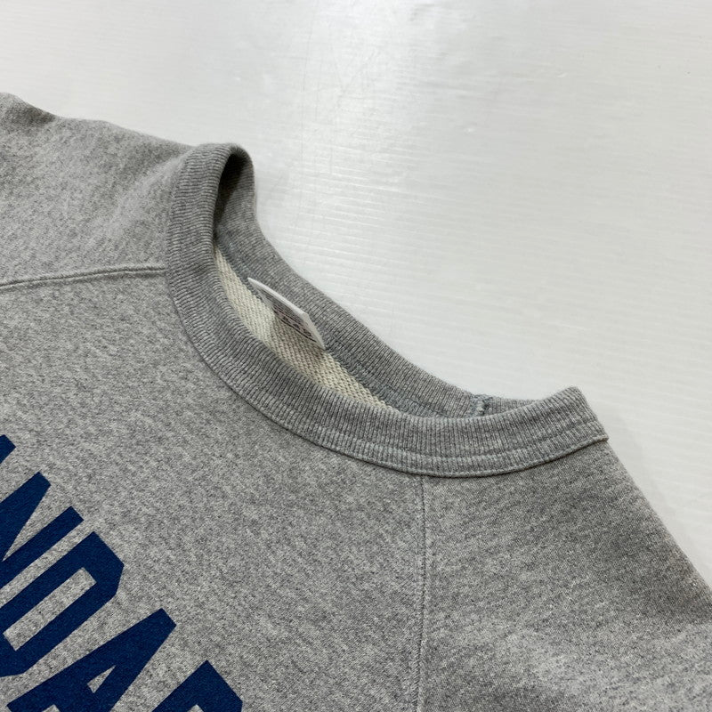 【中古品】【メンズ】 STANDARD CALIFORNIA スタンダードカリフォルニアUS COTTON BASEBALL LOGO SWEAT コットン ベースボール ロゴ スウェット トップス トレーナー 145-260510-ko-20-tei サイズ：XL カラー：グレー 万代Net店