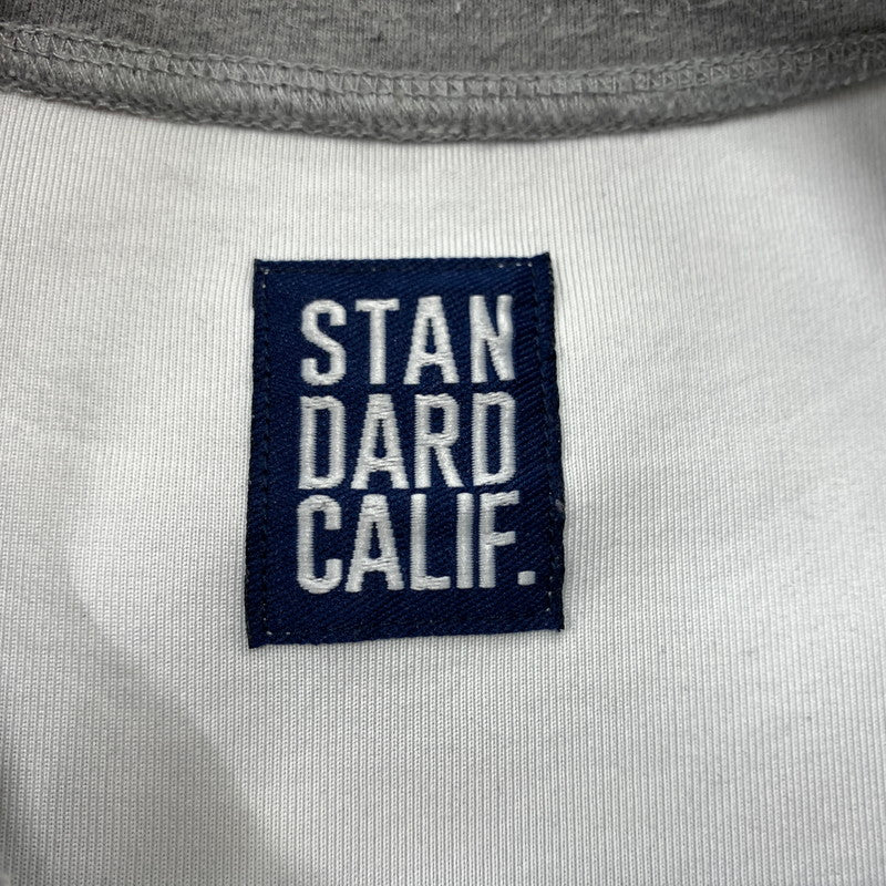 【中古品】【メンズ】 STANDARD CALOFORNIA スタンダードカリフォルニア TECH WARM SWEAT テック ウォーム スウェット トップス トレーナー 145-260510-ko-19-tei サイズ：L カラー：グレー 万代Net店