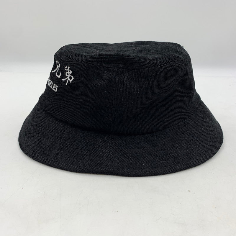 【中古品】【メンズ】 DELINQUENT BROS デリンクエントブロス CORDUROY BUCKET HAT コーデュロイ バケットハット 帽子 非行兄弟 185-260513-ko-23-tei カラー：ブラック 万代Net店