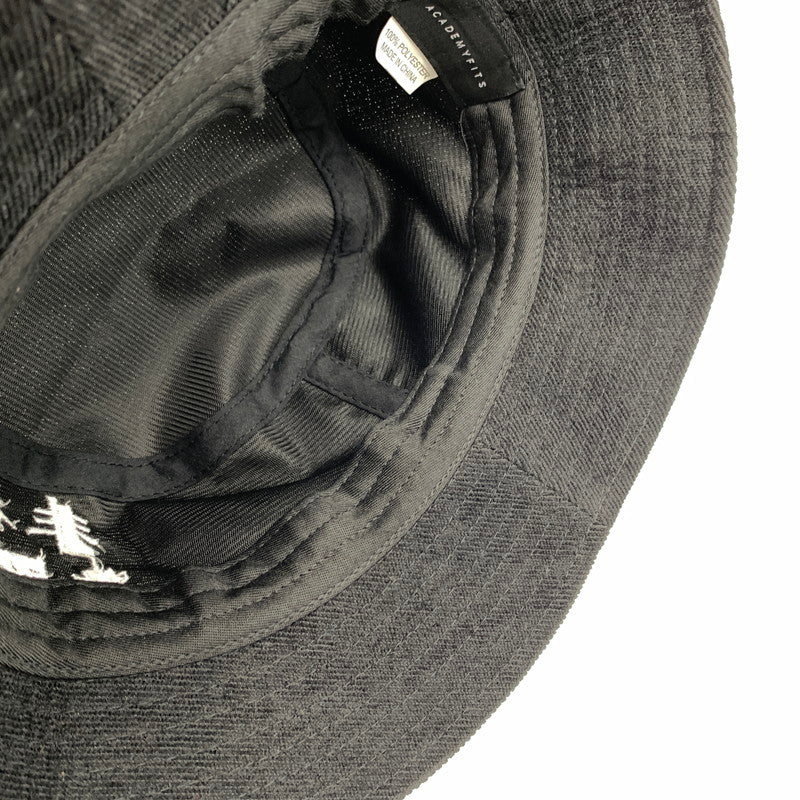 【中古品】【メンズ】 DELINQUENT BROS デリンクエントブロス CORDUROY BUCKET HAT コーデュロイ バケットハット 帽子 非行兄弟 185-260513-ko-23-tei カラー：ブラック 万代Net店