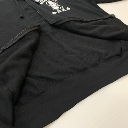 【中古品】【メンズ】 DELINQUENT BROS デリンクエント ブロス LITTLE TOKYO ZIP HOODIE リトル 東京 ジップ フーディ トップス フルジップパーカー 非行兄弟 145-260510-ko-11-tei サイズ：L カラー：ブラック 万代Net店