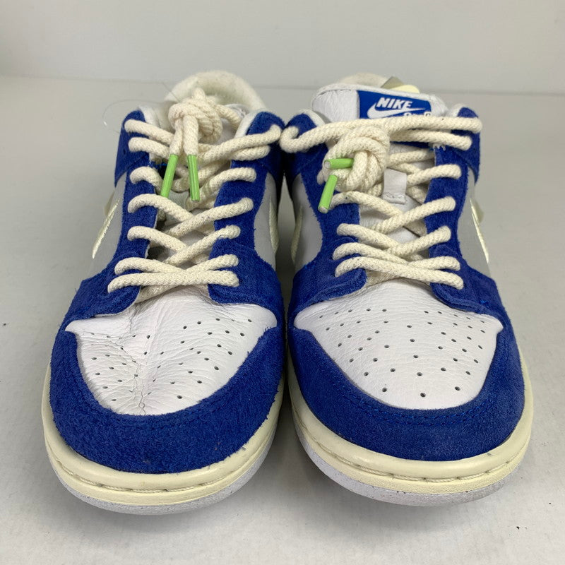 【中古品】【メンズ】 NIKE SB×FLY STREETWEAR ナイキ SB×フライ ストリートウェア DQ5130-400 DUNK LOW ”GARDENIA" ダンクロー ガーデニア スニーカー 靴 160-260515-ky-13-teih サイズ：24.5cm カラー：ホワイト 万代Net店