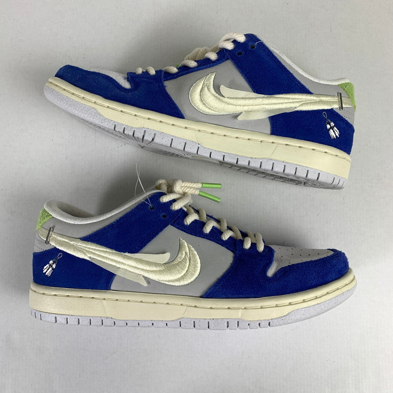 【中古品】【メンズ】 NIKE SB×FLY STREETWEAR ナイキ SB×フライ ストリートウェア DQ5130-400 DUNK LOW ”GARDENIA" ダンクロー ガーデニア スニーカー 靴 160-260515-ky-13-teih サイズ：24.5cm カラー：ホワイト 万代Net店