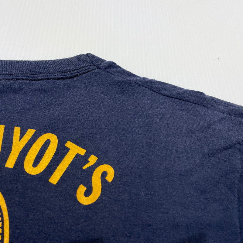 【中古品】【メンズ】 SCREEN STARS スクリーン スターズ 90's BOB RAYOT'S TEE 90年代 ボブ レイオッツ 半袖 トップス 145-260805-sa-04-tei サイズ：L カラー：ネイビー 万代Net店