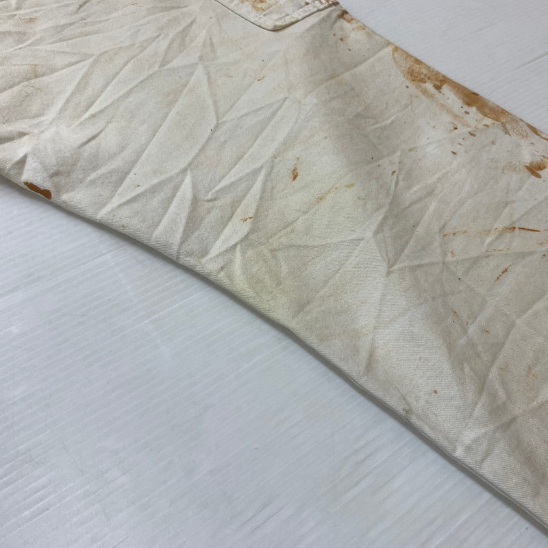 【現状渡し品】【メンズ】 DICKIES ディッキーズ × SHERWIN WILLIAMS シャーウィンウィリアムズ 別注 コラボ PAINT PROCESSING PAINTER PANTS ペイント プロセッシング ペインター パンツ ボトムス 加工パンツ 156-260510-ko-28-tei サイズ：36 カラー：ホワイト 万代Net店