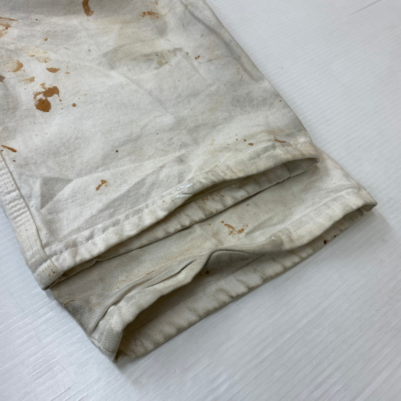 【現状渡し品】【メンズ】 DICKIES ディッキーズ × SHERWIN WILLIAMS シャーウィンウィリアムズ 別注 コラボ PAINT PROCESSING PAINTER PANTS ペイント プロセッシング ペインター パンツ ボトムス 加工パンツ 156-260510-ko-28-tei サイズ：36 カラー：ホワイト 万代Net店
