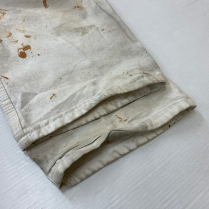 【現状渡し品】【メンズ】 DICKIES ディッキーズ × SHERWIN WILLIAMS シャーウィンウィリアムズ 別注 コラボ PAINT PROCESSING PAINTER PANTS ペイント プロセッシング ペインター パンツ ボトムス 加工パンツ 156-260510-ko-28-tei サイズ：36 カラー：ホワイト 万代Net店