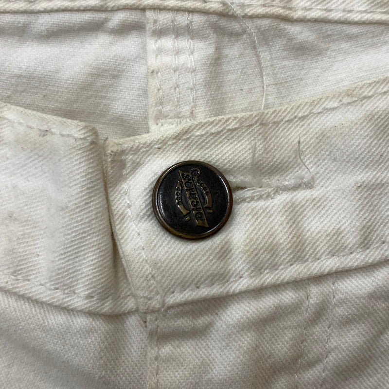 【現状渡し品】【メンズ】 DICKIES ディッキーズ × SHERWIN WILLIAMS シャーウィンウィリアムズ 別注 コラボ PAINT PROCESSING PAINTER PANTS ペイント プロセッシング ペインター パンツ ボトムス 加工パンツ 156-260510-ko-28-tei サイズ：36 カラー：ホワイト 万代Net店